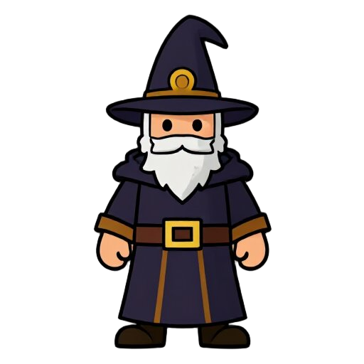 Wizard pixel art sample