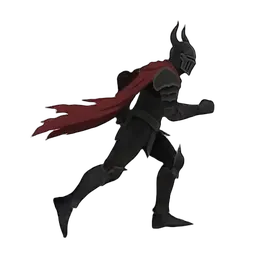 Black knight run sprite animation