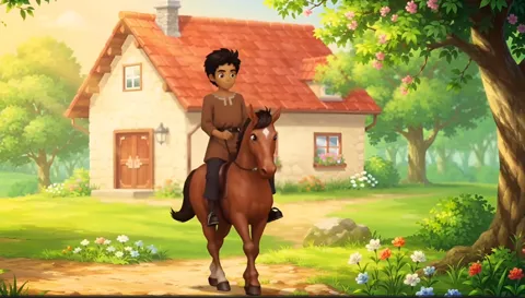 A frame of a video made from the three pixel images beside it