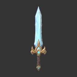 a glowing fantasy sword