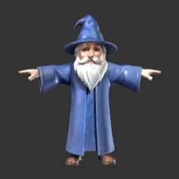 a friendly old wizard